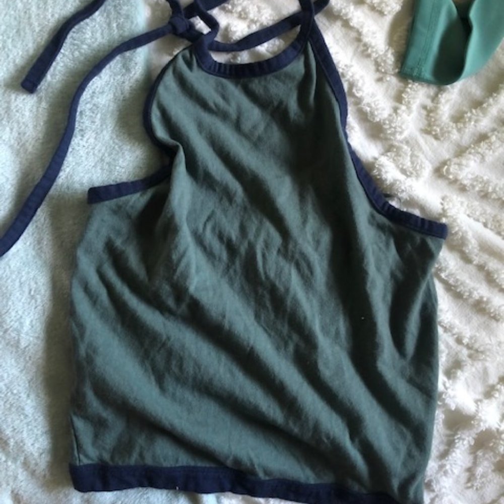 american eagle halter tank top